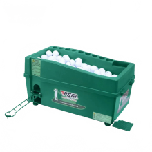 JQ012 Semi-Automatic Golf Ball Dispenser with Club Holder - Durable ABS Material