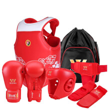 Comprehensive 6-Piece Martial Arts Protective Gear Set for Men & Women – Includes Head Guard, Chest Protector, Gloves, Groin Guard, and Shin