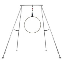 Tragbarer Edelstahl - Aerial - Yoga - Schaukelsständer mit Tragetaschen - Hochwertiger Yoga - Hängemattenrahmen