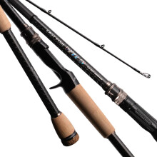 Purelure Wild 1-delige snoek- en brasemhengel met Fuji SiC-geleideringen en kurken handvat - Toray T1100G doek voor snoekbaars