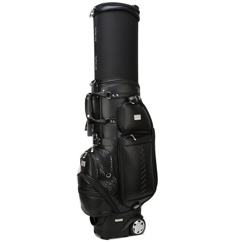 Premium PGM Microfiber Leather Aviation Golf Bag - Multifunctional & Telescopic Design