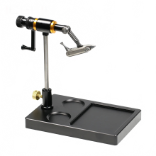 ICERIO Fly Tying Vise with Reinforced Hard Jaws & 360 Rotation for Precision Fly Lure and Jig Hook Crafting