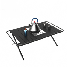 Tryhomy Portable Folding Aluminum Alloy Camping Table - Spliceable Egg Roll Design for Outdoor BBQ, Picnic, and IGT Use