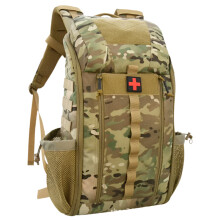 Veelzijdige camouflage tactische medische rugzak - 1000D nylon outdoor noodpakket voor bergbeklimmen