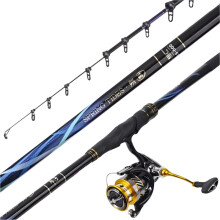 Ultralichte telescoopvislijn en molen combo - Premium Japanse kwaliteit, 5 meter inshore spinset