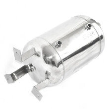 20L 304 Stainless Steel Vertical Gas Storage Tank - Custom Vacuum Buffer Pressure Tank, Withstands 1.25MPa