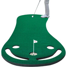 Opvouwbare Crestgolf 3-Gaten Puttingmat voor Binnen- en Buitenpraktijk