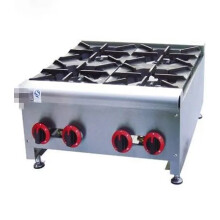 Professional 4-Burner Gas Range with Commercial Fryer & Multi-Cooker Cooktop