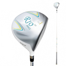 PGM RIO Women's Golf Club Set: Drivers 1-3-5, Hybrid Woods, 460cc Aluminum Alloy & Carbon for Beginner Training - Model MG014