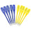 Set van 500 aangepaste logo plastic golfpotloden met clips - Ik Golfaccessoires 1