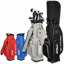 Ultralichte waterdichte nylon golf standtas met grote capaciteit en duurzame schouderriem