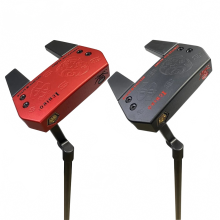 Premium I H A G III Rode & Zwarte Golf Putter met RVS Shaft - Beschikbaar in Lengtes van 32-36 Inch