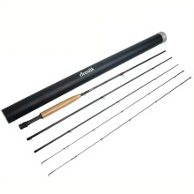 Aventik Nano IM12 3WT Nymph Special Fly Rod - Medium Fast Actie, Super Licht, 4-delige Ontwerp voor Precisie Werpen