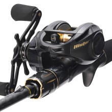 HiStar Zwarte Vos Combo: Volledige Koolstof Snelle Actie Hengel & Magnetische Rem Baitcasting Reel