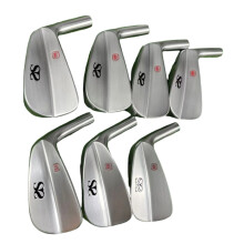 Premium 7 - teiliges Golfclub - Set mit S20C Soft Carbonstahl - geschmiedeten Köpfen - Includes 1 Eisen, Silber 4 - P