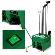 Multifunktionaler Indoor - Golfclub - Regal mit PGM - Infrarot - Induktions - Serve - Maschine für ein verbessertes Übungserlebnis