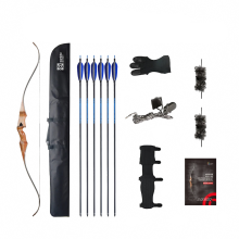 Sanlida Royal X8 60 Recurve Bow Kit - Adjustable 30-60lbs for Powerful Outdoor Archery & Hunting
