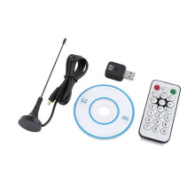 30-delige USB 2.0 Digitale DVB-T SDR DAB FM HDTV Tuner Stick met Antenne voor Video-uitzending en Opname