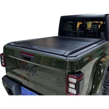 Zolionwil Manuelles ausziehbares Abdeckrollo für Jeep Gladiator Doppelkabine Pickup - Ladefläche