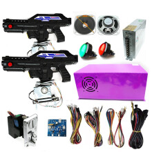 Ultra Firepower Alien Shooter DIY Kit: Complete gesimuleerde schietgeweer arcade machine met videospelmoederbordonderdelen