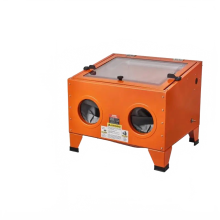 Draagbare tafelmodel zandstraalcabinet - 25/40/60 gallon met straalpistool en spuitmonden voor verf, beits en roestverwijdering