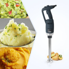 500W roestvrijstalen commercieel staafmixer - elektrische handmixer met variabele snelheid en 400 mm steel