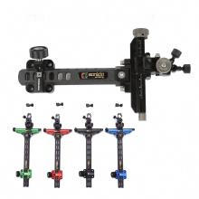 Sanlida X10 Compound Bow Sight - 9 Carbon Bar, Fully Adjustable for Precision Target Archery