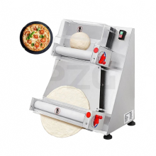 Elektrische semi-automatische deegroller en uitrolmachine: perfecte pizzadeegpers en vormmachine