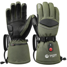 Savior beheizte Thermo - Ski - Fäustlinge: Wasserdichte Winterhandschuhe für Männer & Frauen - Für Snowmobiling & Outdoorsport