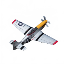 1100mm P-51 Mustang PNP RC Airplane - Blue Arrows Electric Remote Control Trainer with Anti-Fall Technology