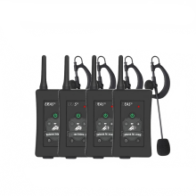 EJEAS FBIM Fußballschiedsrichter - Intercom - Headset – 1200 m Voll - Duplex Bluetooth 5. 1 Motorrad - Kommunikator mit Geschenk