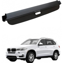 BMW X5 2007-2018 Zwarte Canvas Uitschuifbare Bagageruimte Afdekking Kofferbak Schaduw