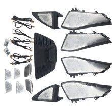 BMW G05/G07 X5/X7 Series LED Speaker Glow Tweeter Covers - Luminous Night Lighting Trim for Front & Rear Doors