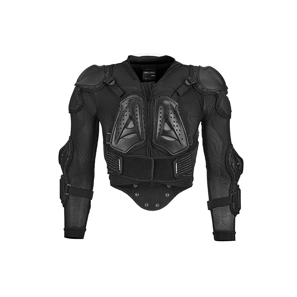 Kids' Motocross Protective Jacket - Certified Safety Gear for Outdoor Riding Sports