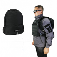 Rapid - Transform schusssicherer Rucksack: Umrüstung zur taktischen Weste für Polizei - und Militäreinsatz
