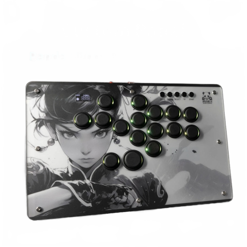 Panda Hitbox Deluxe: Custom Panel Arcade Fighting Stick for PS4, PS3, PC, and Switch