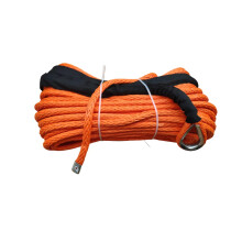 Durable 16mm Synthetic Winch Rope with Rock & Heat Guard for ATV, UTV, 4x4, Car, Truck