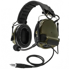 TAC - Sky ComTac III taktisches Shooting - Headset – fortschrittlicher Gehörschutz und Kommunikation für Militär und Airsoft