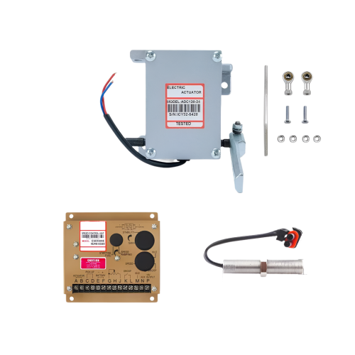 Premium ADC120 Diesel Generator Engine Governor Kit with ESD5500E Speed Controller & 3034572 Pickup Speed Sensor