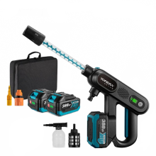 Yofidra 250BAR Brushless High Pressure Car Washer Gun - 3-Gear Electric Garden Spray Gun Compatible with Makita 18V Battery