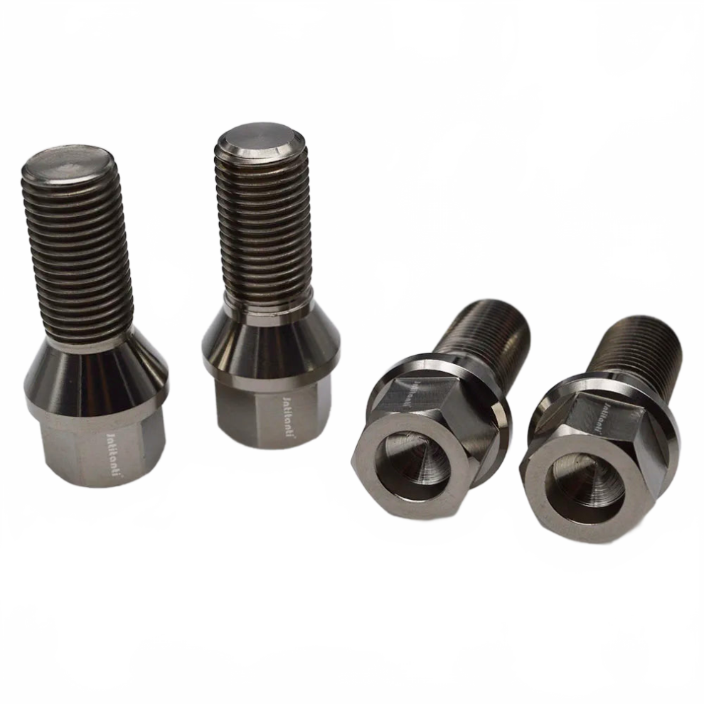 Jntitanti Gr5 Titanium M14x1.5x28mm Bolt Screw For Cone Seat Wheel Rim Lug 744110278798