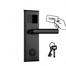 Black Asni Mortise Elektronischer Schlüsselloser Hotelschlüssel Karten Türschloss