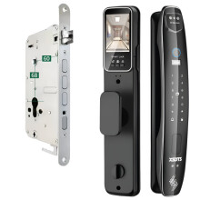 Smart 3D - Gesichtserkennung Türschloss mit biometrischem Fingerabdruck & Passwortsicherheit