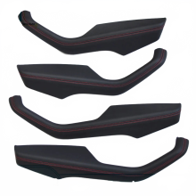 Audi A4 B9 Sedan Edition: Four-Door Inner Handle with Red Line Leather Trim