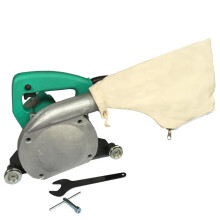 High-Precision 220V 1200W Electric PVC & Rubber Floor Slotting Machine, Adjustable 0-4.5mm