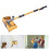 Pro Drywall Finishing Box Tool with 40-64 Inch Adjustable Handle 1