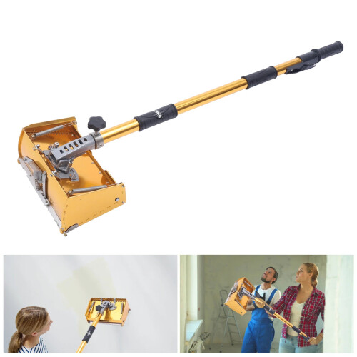 Pro Drywall Finishing Box Tool with 40-64 Inch Adjustable Handle