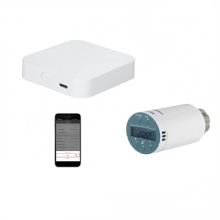 Smart WiFi Radiator Thermostat - Compatible with Amazon Alexa & Google Home, Programmable Thermostatic Radiator Valve Temperature Controller