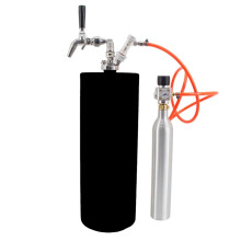 DIY tragbares Mini - Bierfass - Set zum Zapfen - Baue deinen eigenen Getränkespender (Mini - Fass und CO2 - Patrone ausgeschlossen)