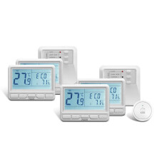Smart App-Controlled Weekly Programmable Thermoregulator for Underfloor Heating with 4 Thermostats